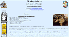 Desktop Screenshot of fleming4clocks.co.uk